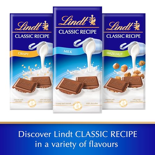 Lindt Classic Recipe Milk Chocolate Caramel Sea Salt 100g