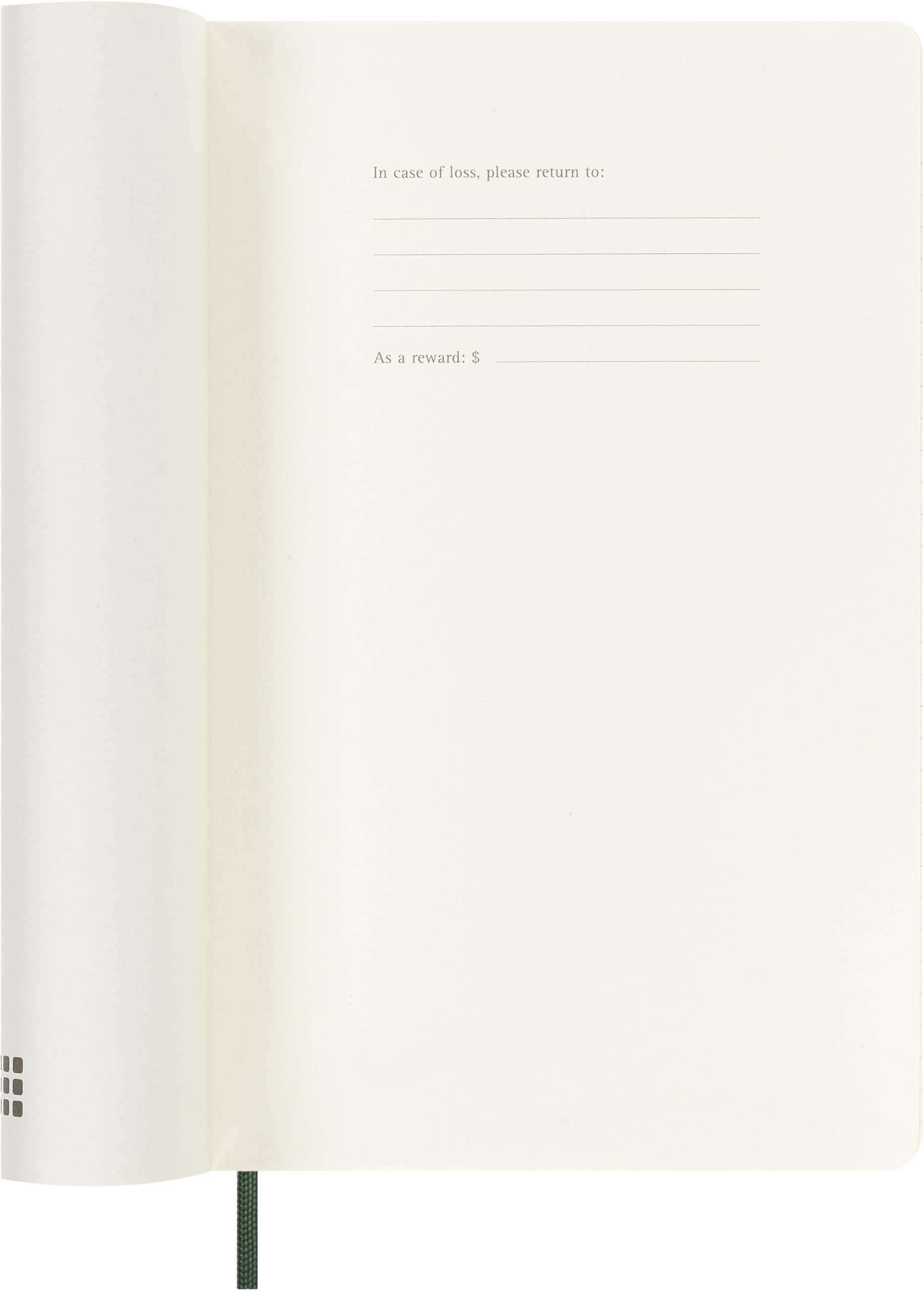 Moleskine Weekly Planner 2026-2027 18-Month Large (13x21) Myrtle Green Flexibound 3