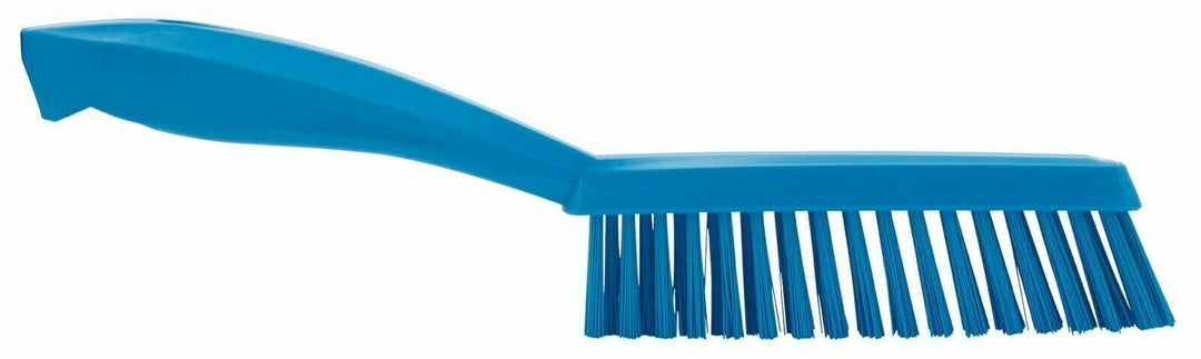 Vikan - 41953 Slim Stiff Bristle Hand Brush for Washing & Sweeping
