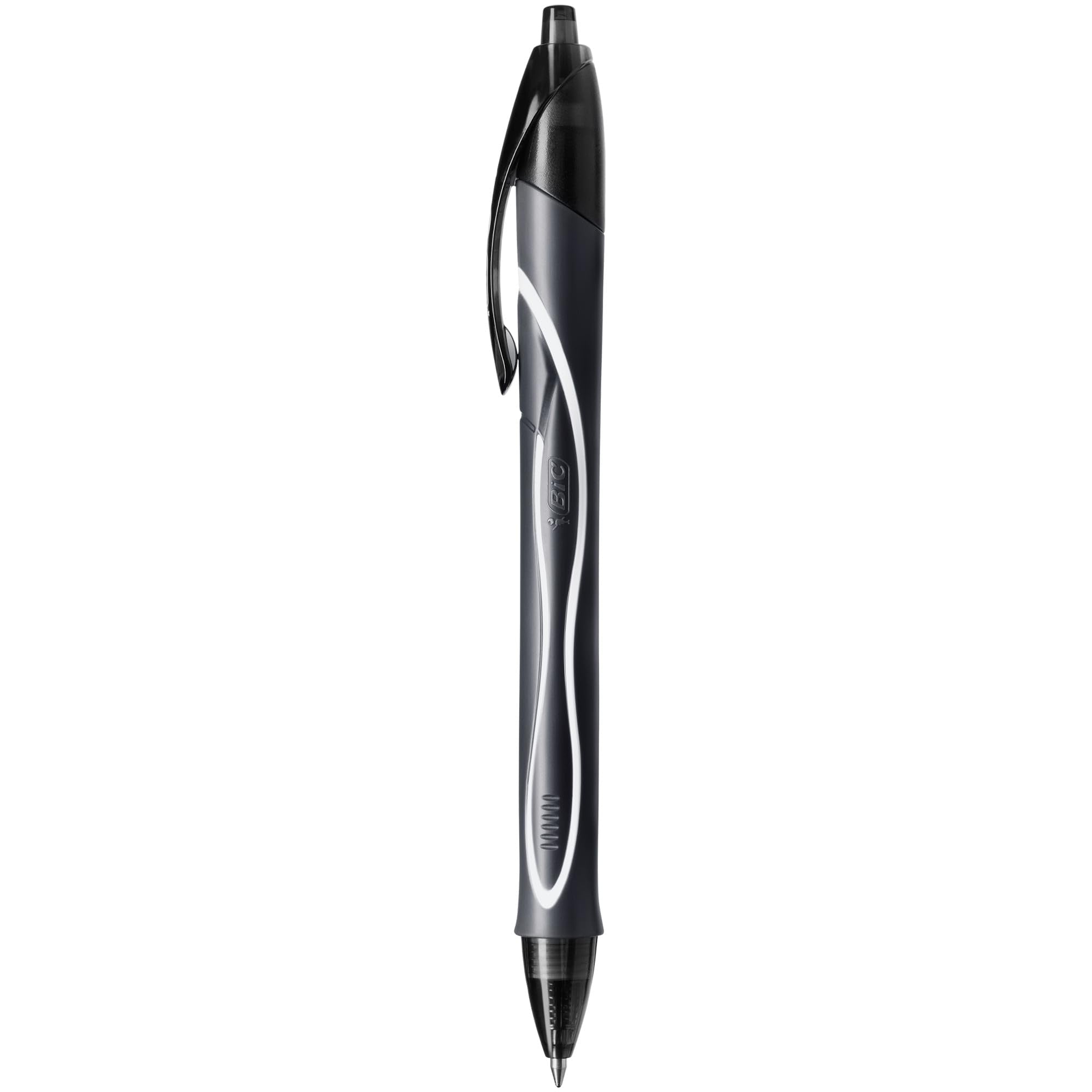 BIC Gel-ocity Quick Dry Gel Rollerball Pens - Medium 0.7mm, Fast Drying Black Ink, Box of 12 4
