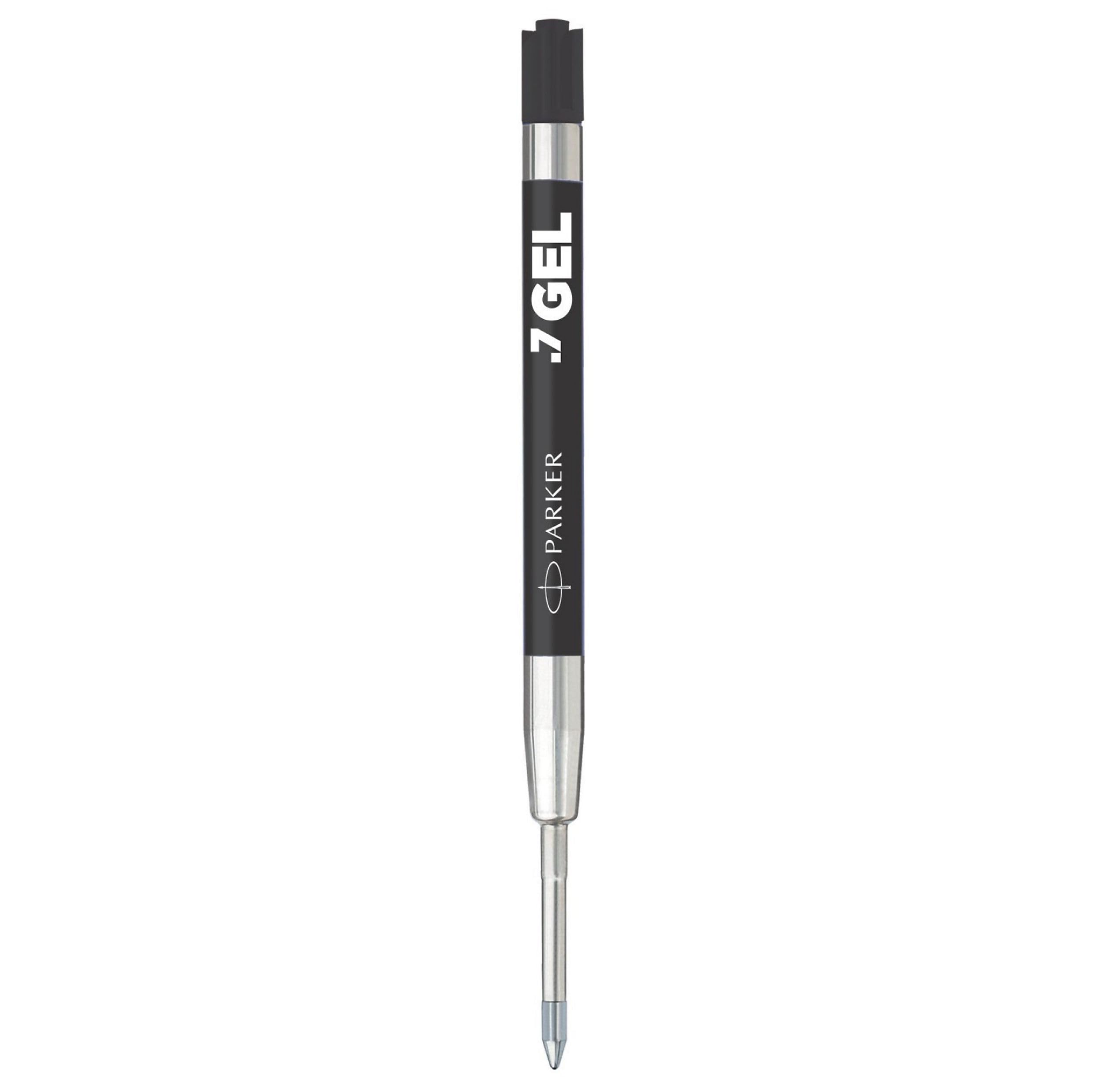 PARKER QUINK Gel Ink Refill - Fine Tip (0.5mm), Black Ink | Fits All PARKER Pens 4