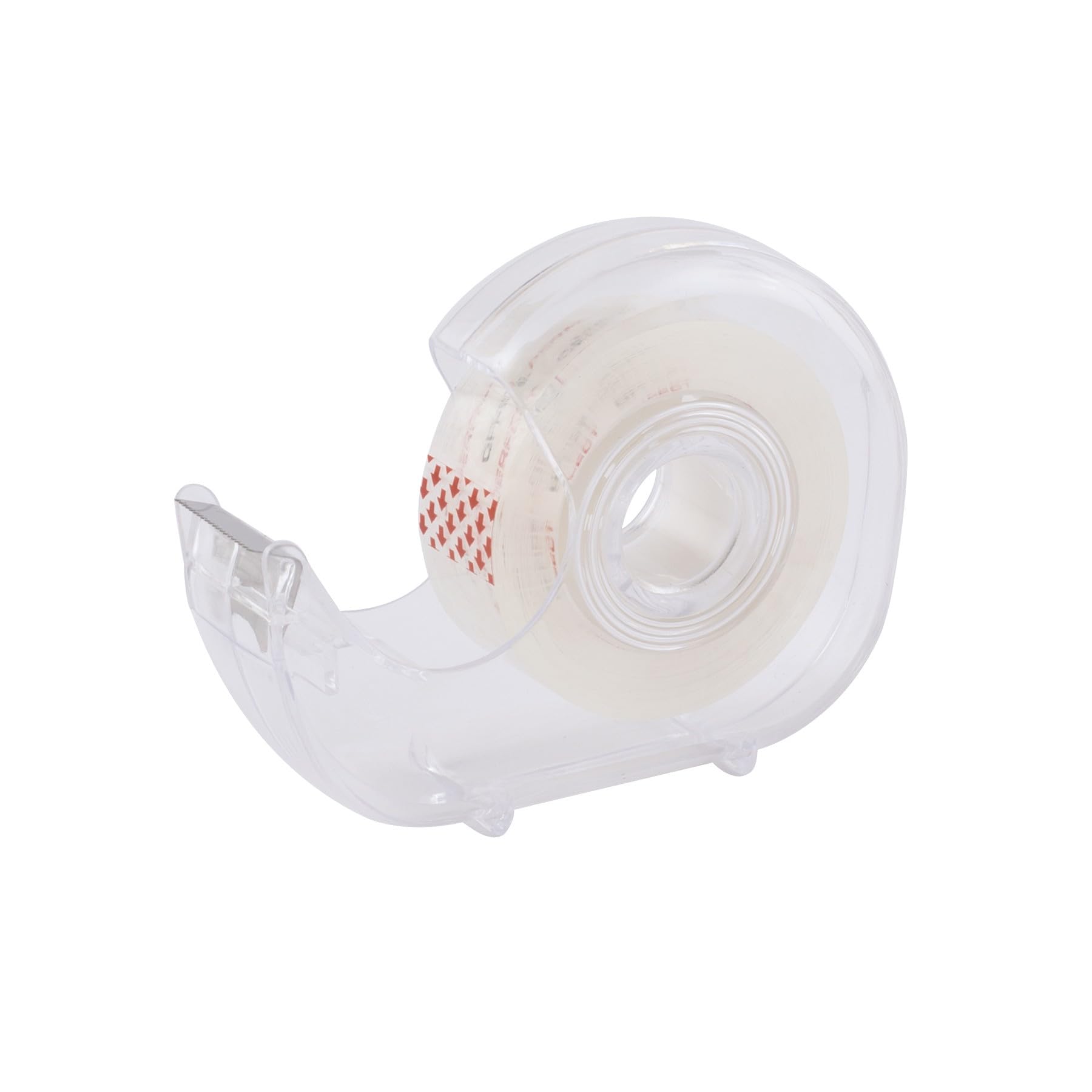 D.RECT Transparent Adhesive Tape with Dispenser - 19mm x 33m | Strong PP Film | Long Lasting 1