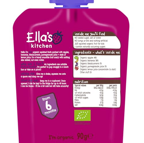 Ella's Kitchen - The Purple One Fruit Smoothie 5 x 90g