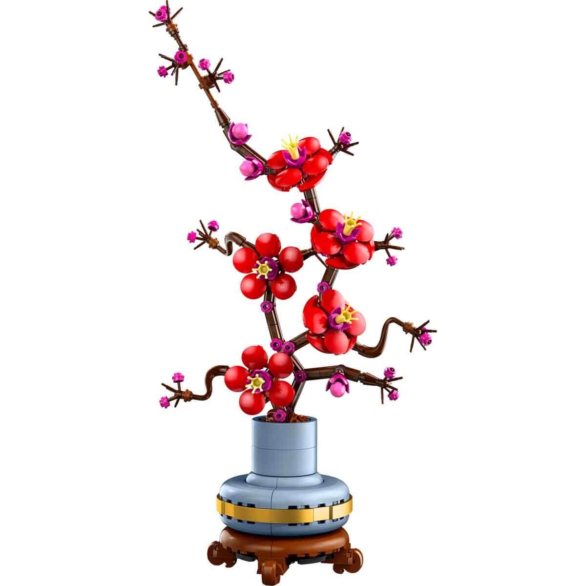 LEGO Icons Plum Blossom Flower Building Set - 327-Piece Adult Model Kit for Relaxing Build 4