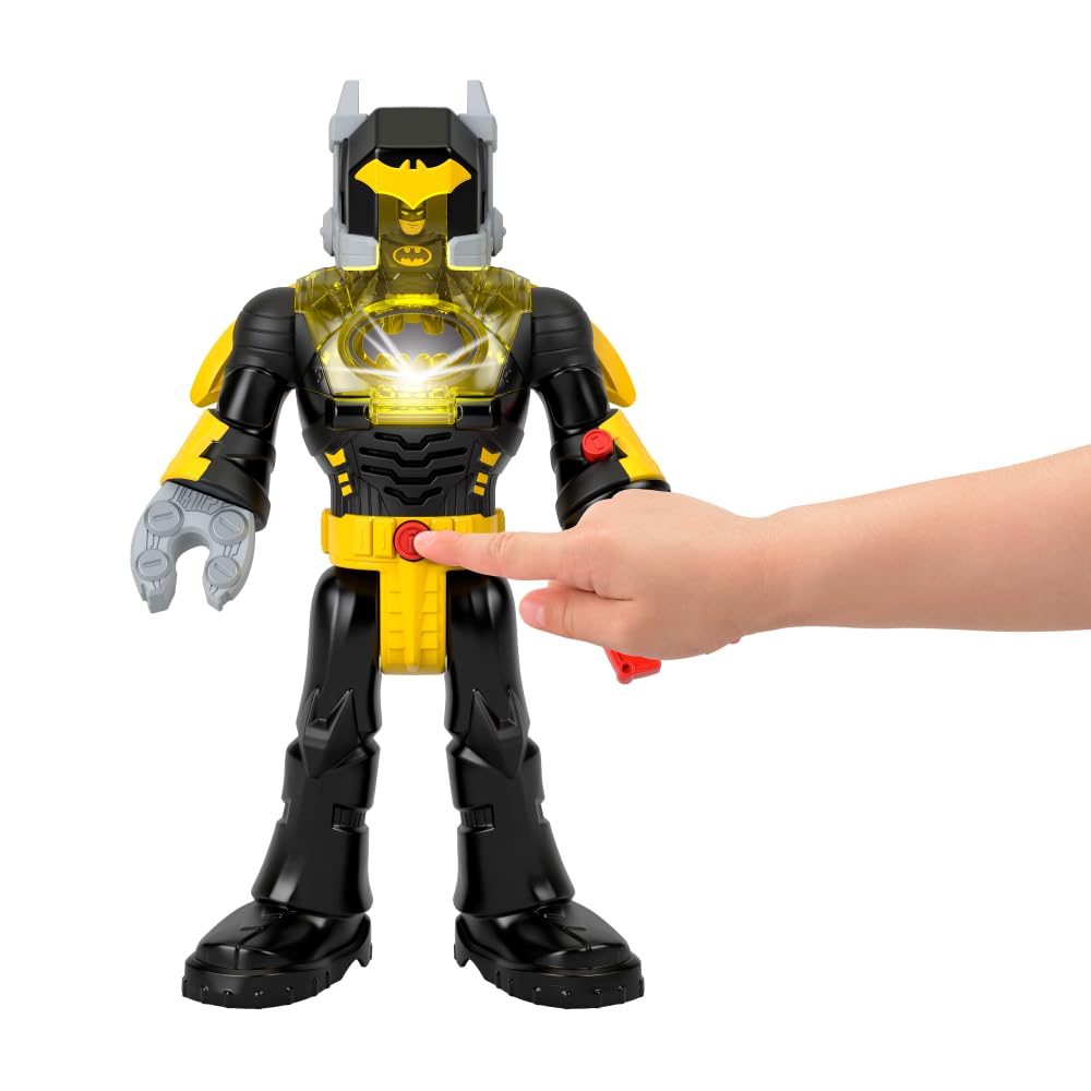 Fisher-Price Imaginext DC Super Friends Batman Insider & Exo Suit Robot with Lights & Sounds | Ages 3+ 3