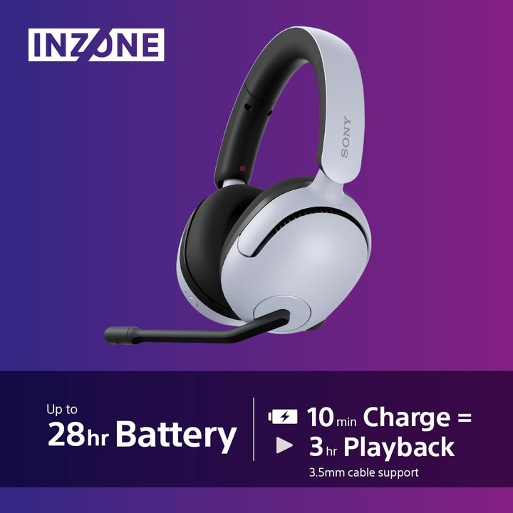 Sony INZONE H5 Wireless Gaming Headset - PC/PS5, 360 Spatial Sound for Gami