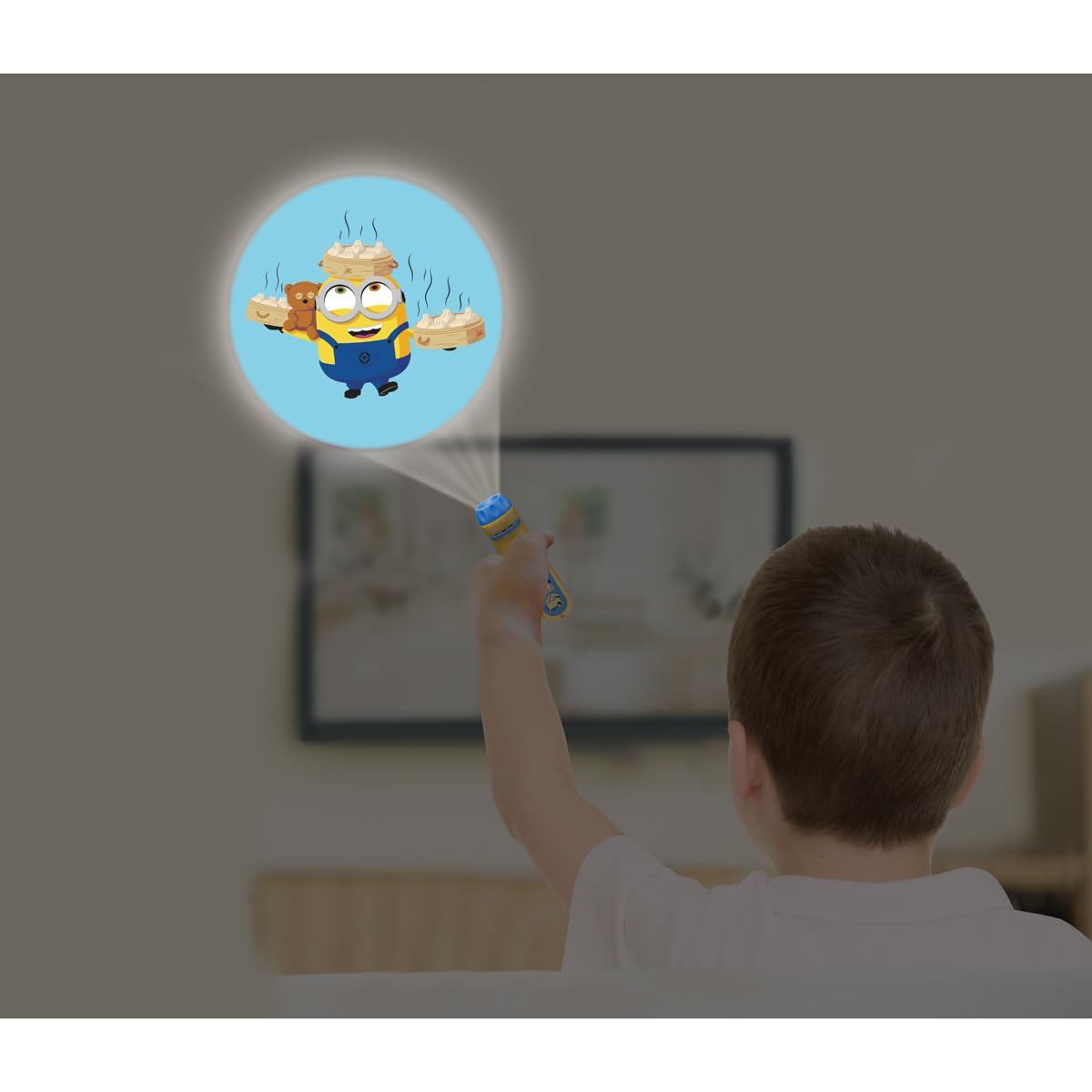 LEXIBOOK Despicable Me Minions Story Projector and Torch - Projects 24 Images, 2-in-1 Toy, Ages 3+ 4