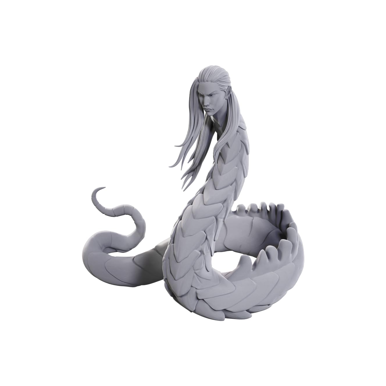 WizKids Pathfinder Deep Cuts Lunar Naga Unpainted Miniatures | Wave 23 1