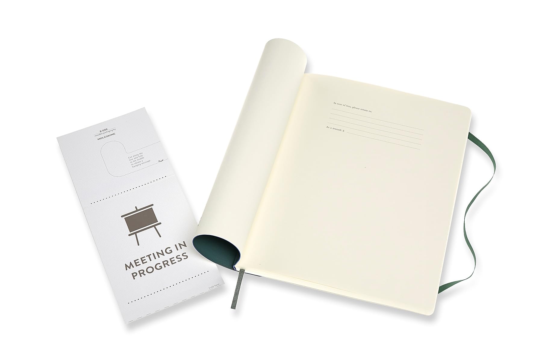 Moleskine Pro Notebook - Professional Work Planner | Soft Cover | Forest Green | XL 19x25 cm 3