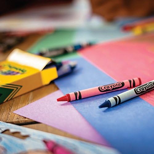 8 Vibrant Wax Crayons - Double Wrapped for Extra Strength, Reusable Box 2