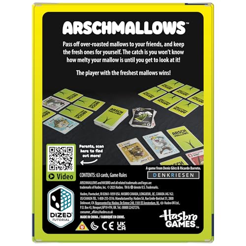 Hasbro Gaming Arschmallows Party Card Game - English Version