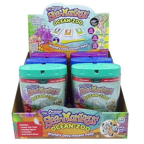 Sea Monkeys Ocean Zoo - Educational Science Kit for Kids 5-10