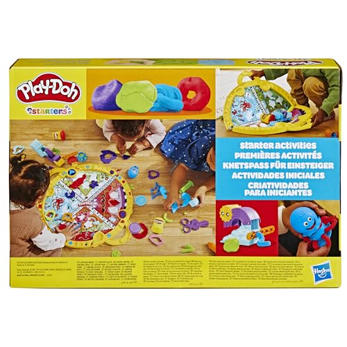 Play-Doh Fold and Go Playmat Starter Playset - Creative Arts & Crafts Toy for Kids 3+
