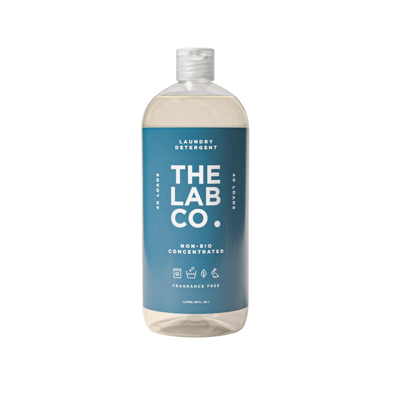 The Lab Co. - Non-Bio Concentrated Laundry Detergent, Fragrance Free, 40 Loads 1