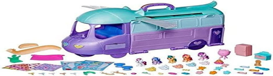 My Little Pony Mini World Magic Mare Stream Buildable Trailer Playset