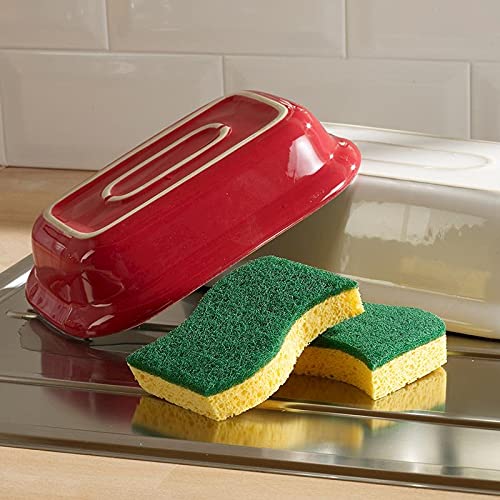 Spontex Heavy Duty Super Absorbent Scourers - 2 Count, Biodegradable Cellulose Sponge 5