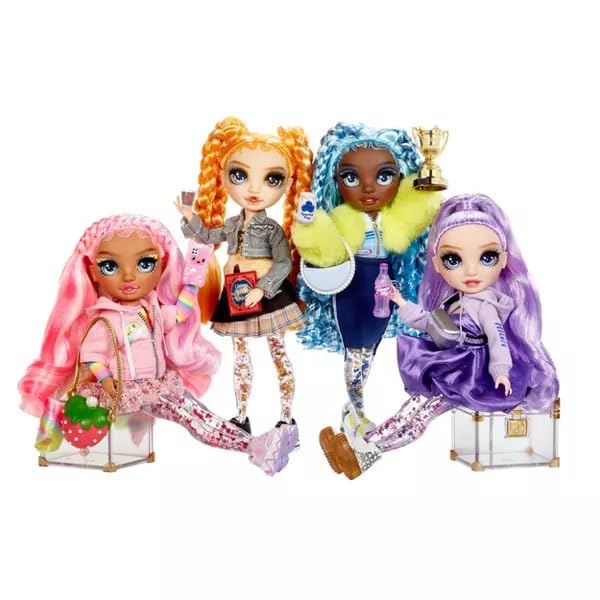 Rainbow High Sparkle and Shine - Rosetta (Pink) - 28 cm Fashion Doll with Shake-to-Sparkle Legs 14