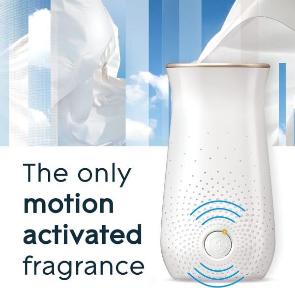 Glade - Sense & Spray Air Freshener Refill, Motion Activated Automatic Room Spray, Clean Linen, 3 Refills (3 x 18ml)