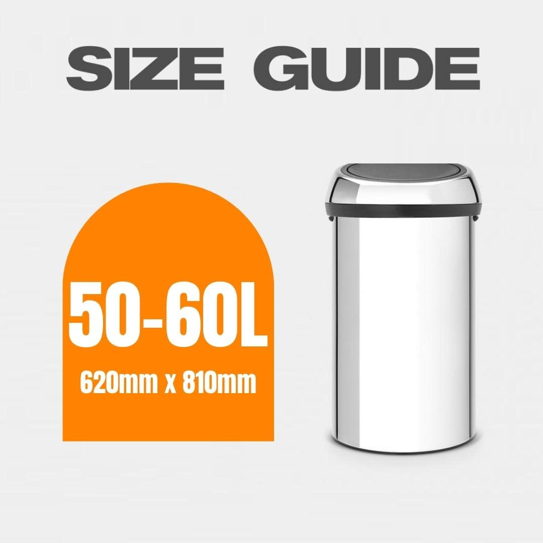 EcoBag Eco360 Extra Strong Kitchen Drawstring Bin Liners 60L