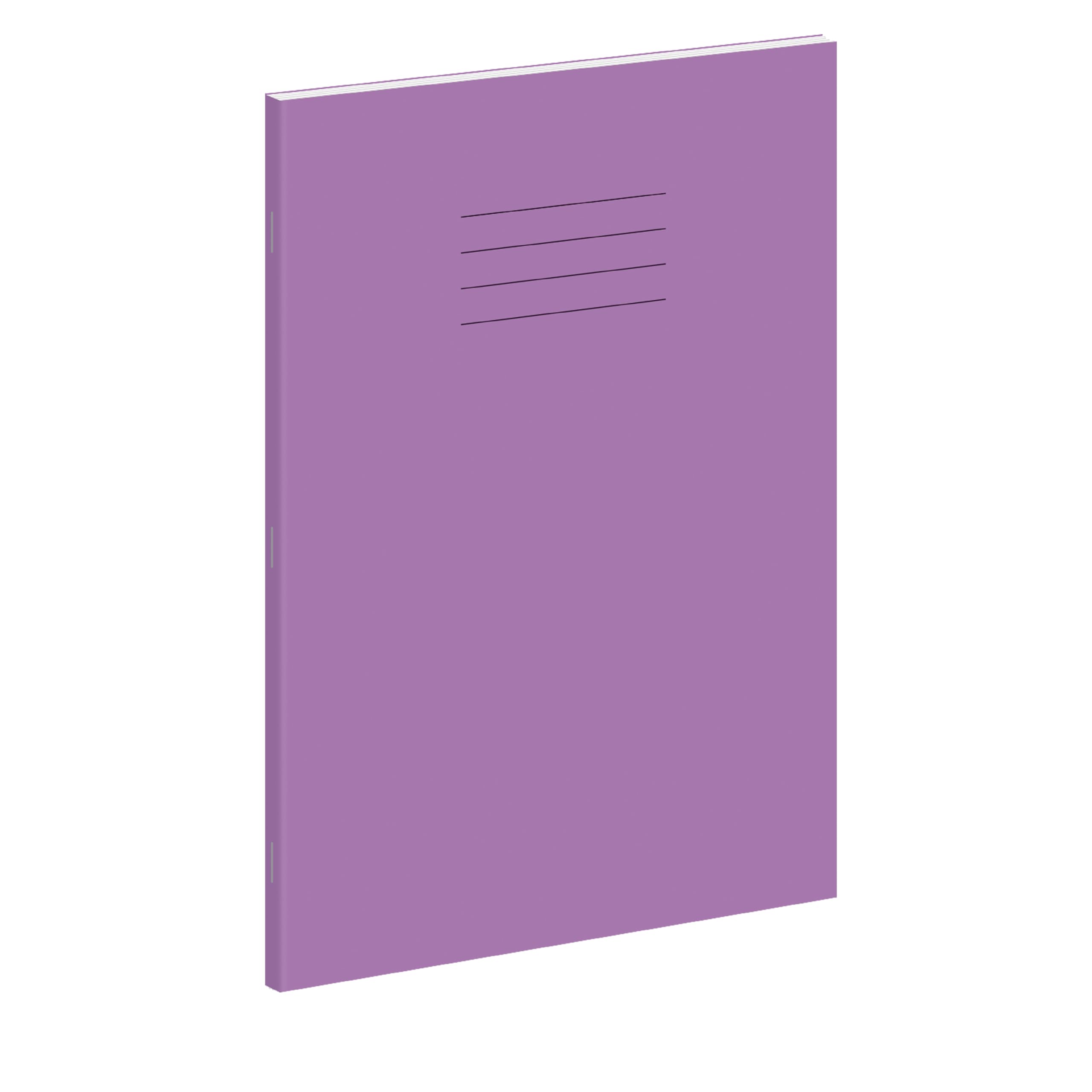 Hamelin A4 8 mm Ruled Composition Notebook - Purple, 48 Pages, 75 gsm Paper (10 Pack) 2