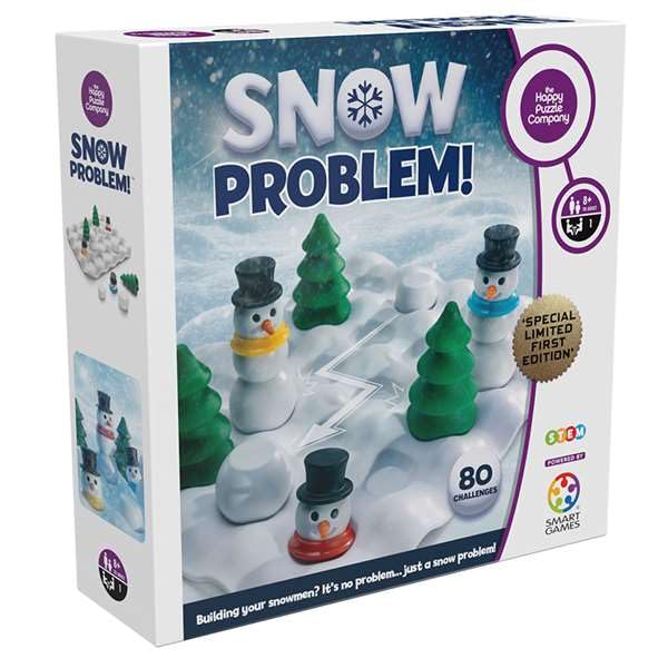Snow Problem Game - Limited Edition Snowman-Building Puzzle by The Happy Puzzle Company 6