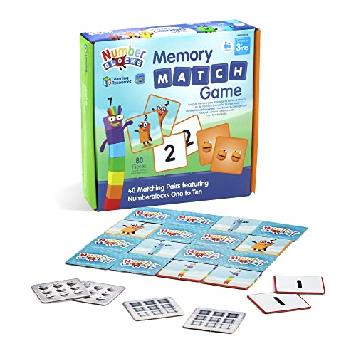 Learning Resources Numberblocks Memory Match Game Card Game (HM95399-UK)