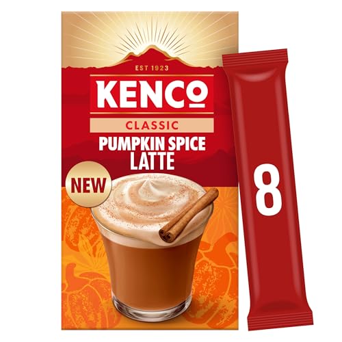 Kenco – Instantkaffeebeutel „Classic Pumpkin Spice Latte“ (5er-Packung mit je 8 Beuteln)