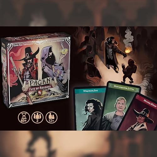 Capstone Games Pagan: The Fate of Roanoke - Asymmetrical 2-Player Card Game