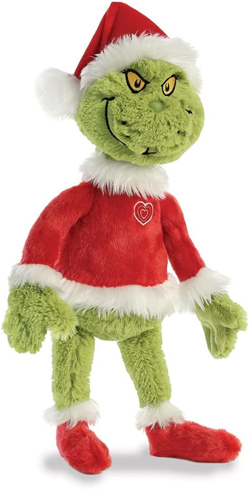 Dr. Seuss Grinch Santa 19" Plush - Officially Licensed 2