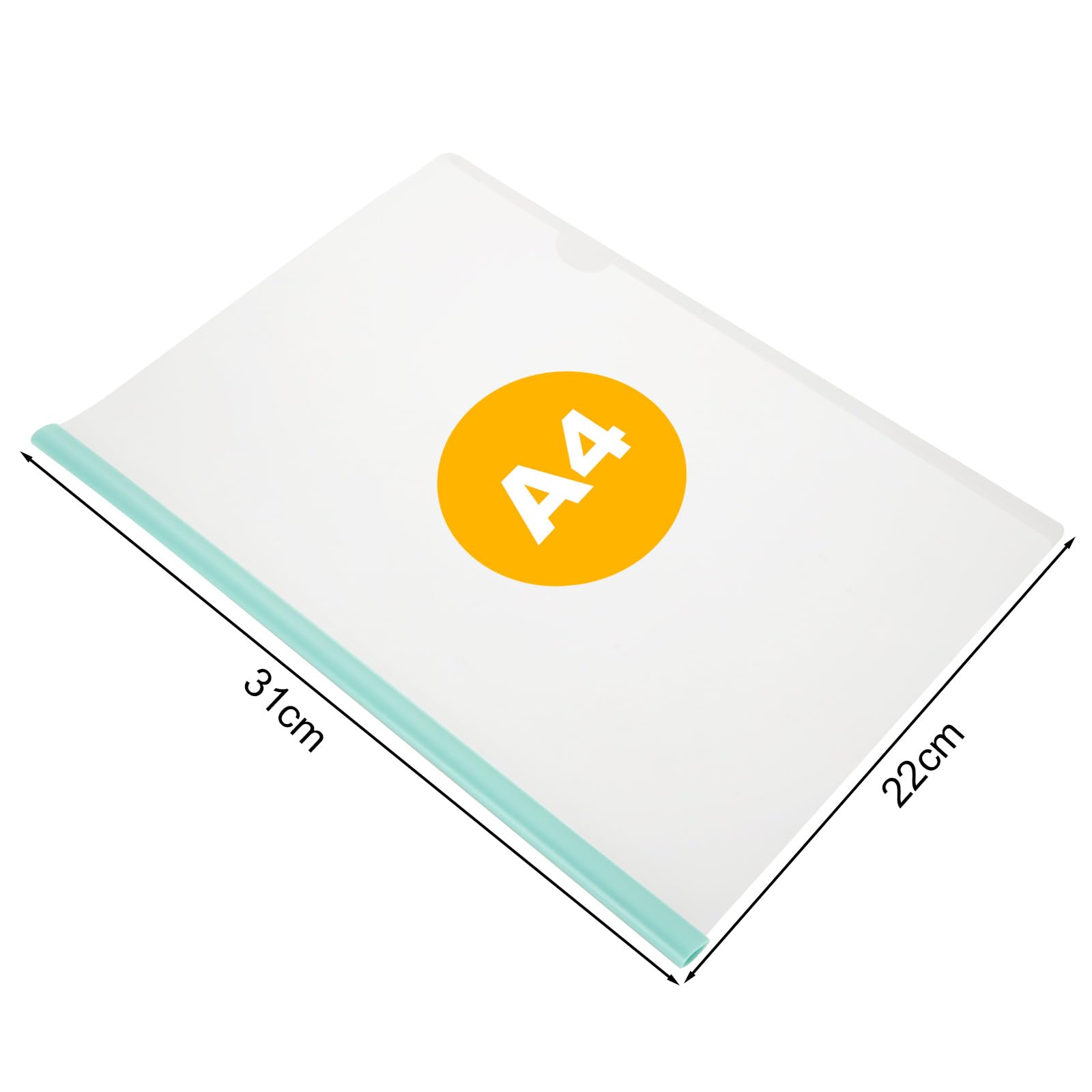 ASelected Report Covers - 20 Pcs A4 Sliding Bar Binding Covers | Holds 60 Sheets | PP Material 2