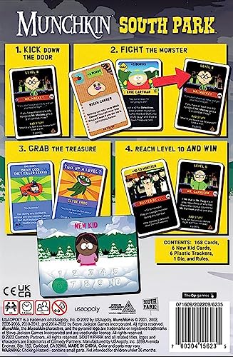 USAOPOLY Munchkin South Park Card Game (TOP-MU007)