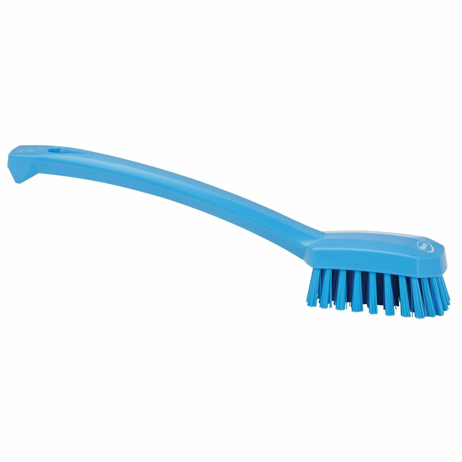 Vikan Utility Brush - Ergonomic Handle | Medium Bristle | Blue 2
