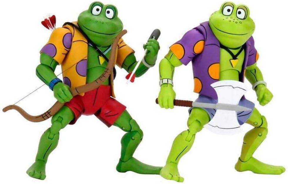 NECA Teenage Mutant Ninja Turtles Punk Frogs Genghis & Rasputin 7-Inch Action Figure 2-Pack 3