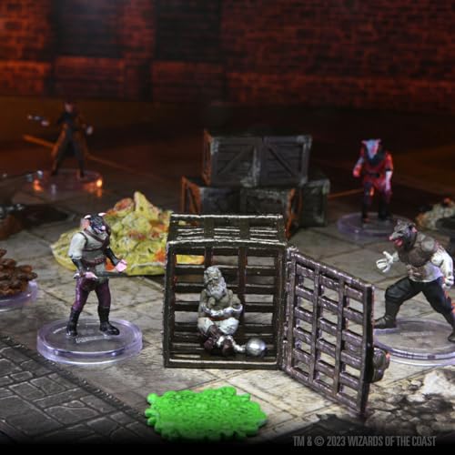 Wizkids D&amp;D Icons of The Realms Adventure in A Box Wererat Den Miniatur