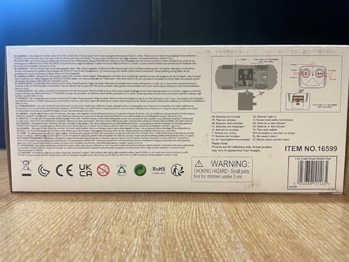 Road Rebel Redline Racer - 1:24 Scale RC Car with 2.4GHz Remote Control 23