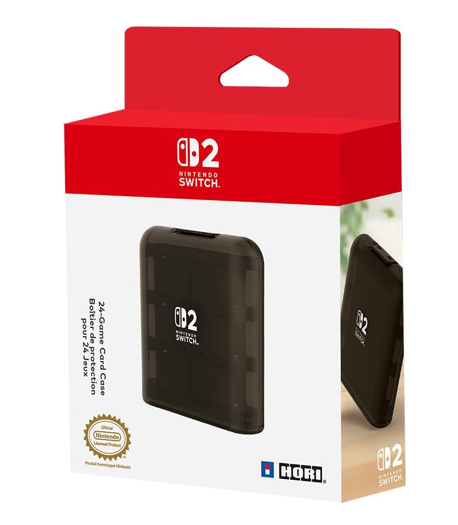 Hori 24-Game Card Case (Black) for Nintendo Switch 2 | Officially Licensed 1