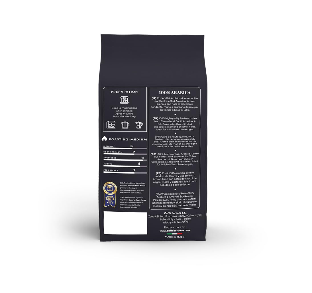 Caffè Borbone 100% Arabica Whole Coffee Beans - Authentic Neapolitan Espresso | 1kg 6
