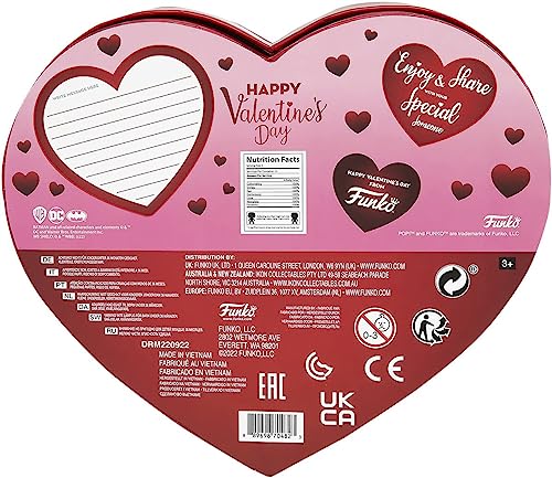 Funko Pocket Pop! DC Comics Valentine Box - 4-Pack Vinyl Figure Set (70482)
