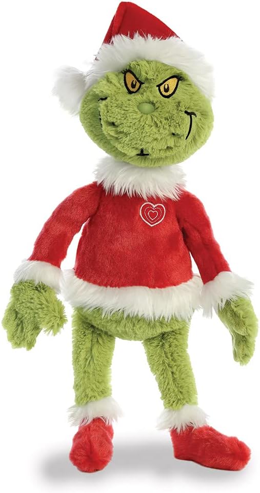 Dr. Seuss Grinch Santa 19" Plush - Officially Licensed 1
