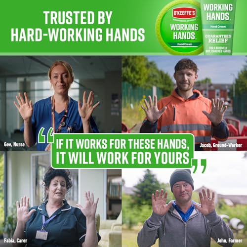 O'Keeffe's Working Hands Moisturizing Hand Cream (96g Jar, Pack of 6) 11
