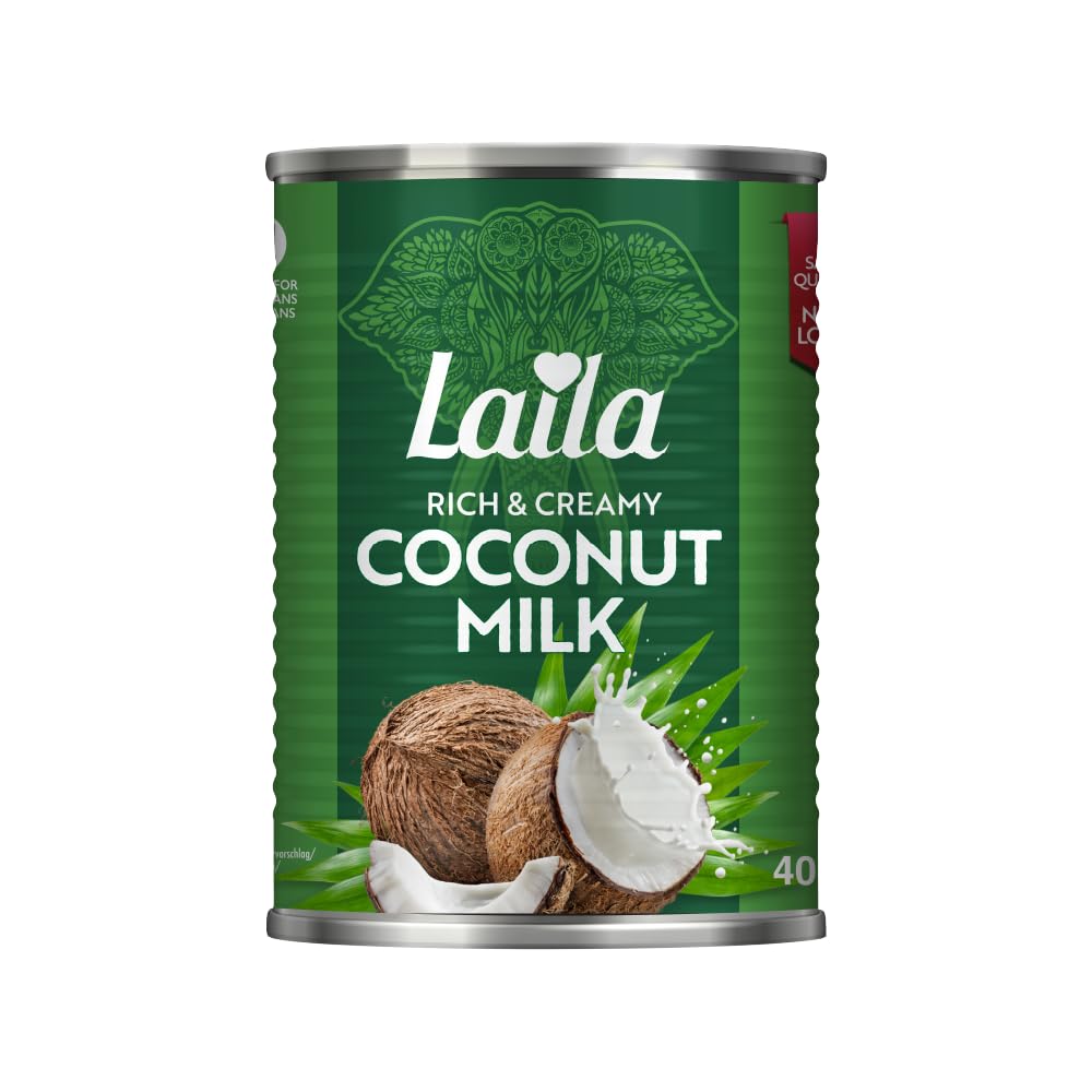 LAILA Reichhaltige und cremige Kokosmilch – 400 ml Dose