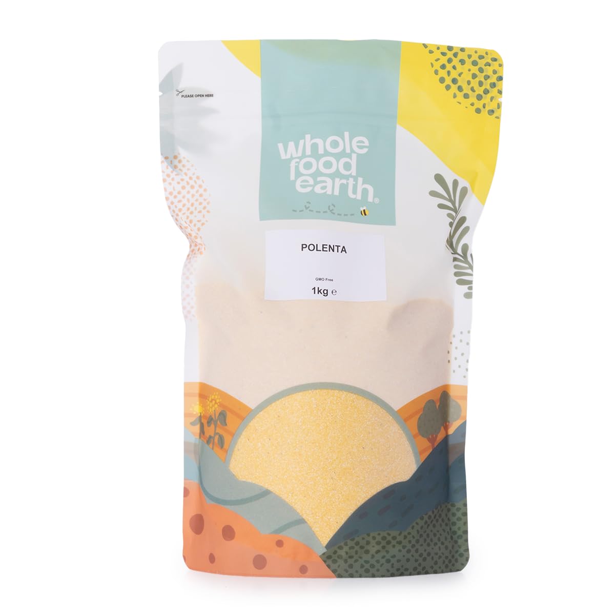 Wholefood Earth Polenta - Ground Maize for Creamy or Sliced Dishes | 1 kg 1