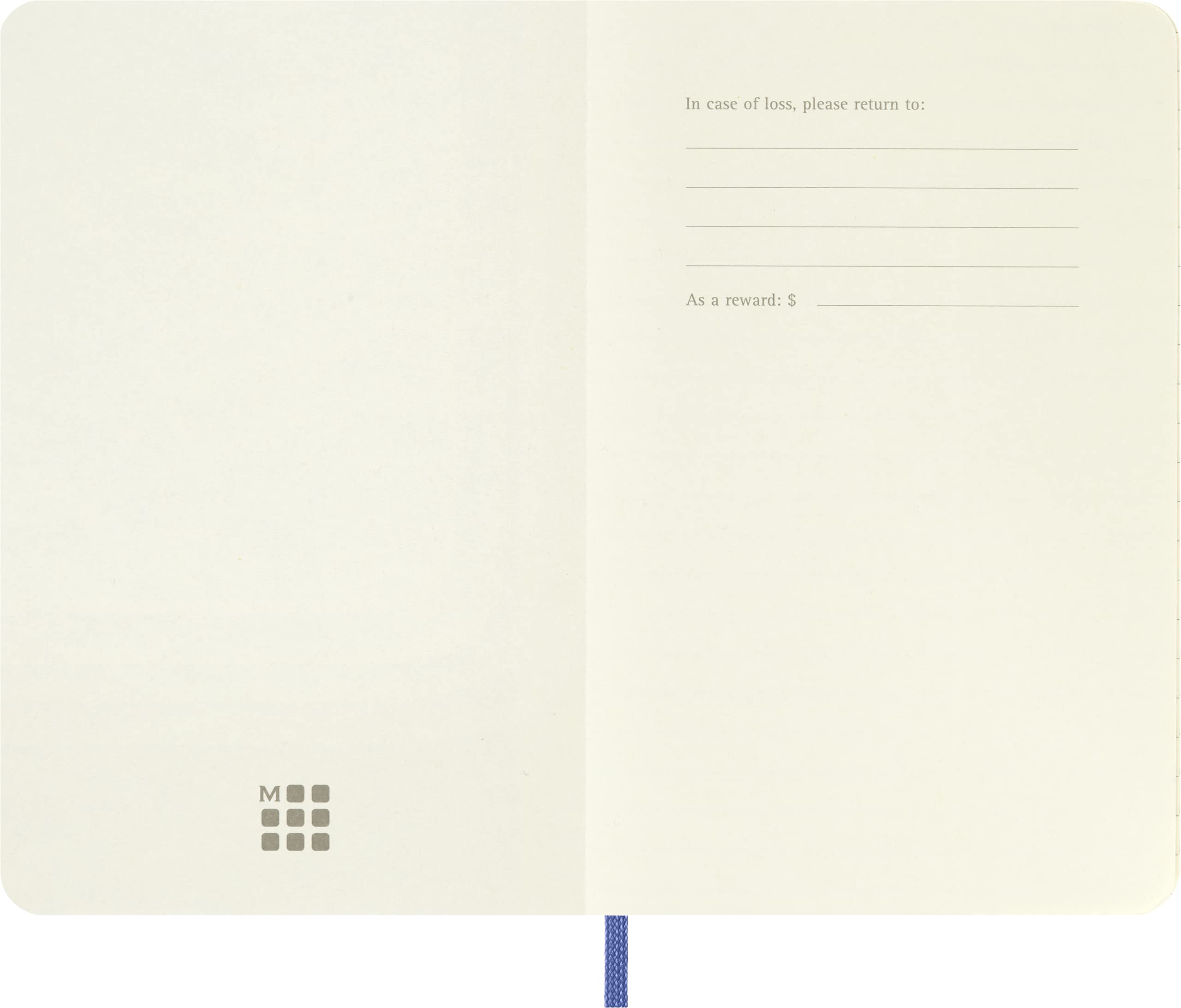 Moleskine Classic Notebook - Ruled Layout | Pocket Size 9 x 14 cm | Hydrangea Blue | 192 Pages 3