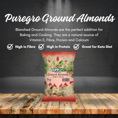 Puregro Blanched Ground Almonds 1kg 4