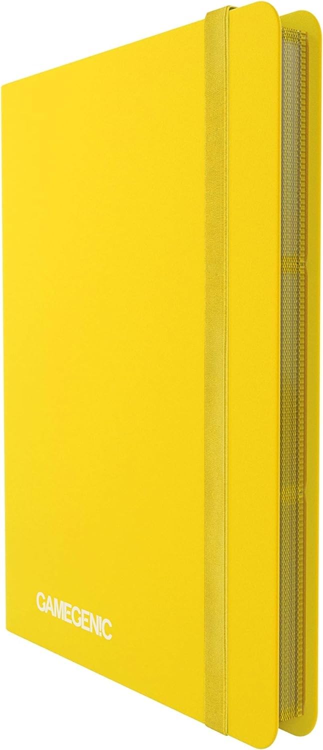 Gamegenic Casual Album - 360 Double-Sleeved Card Capacity | Yellow | Side-Loading Pockets
