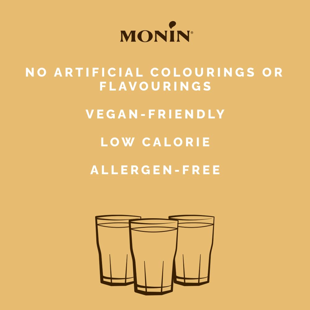 MONIN Premium Zuckerfreier Karamellsirup 1L 9