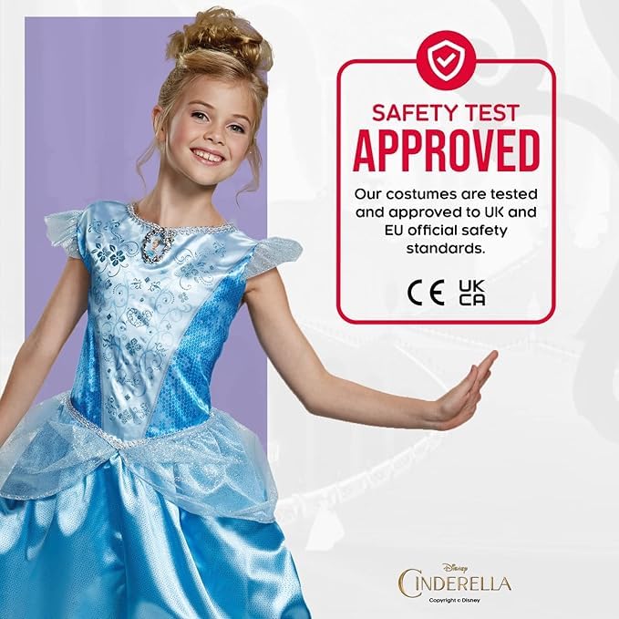 Disguise Disney Cinderella Costume - Girls Medium (7-8 Years) 2