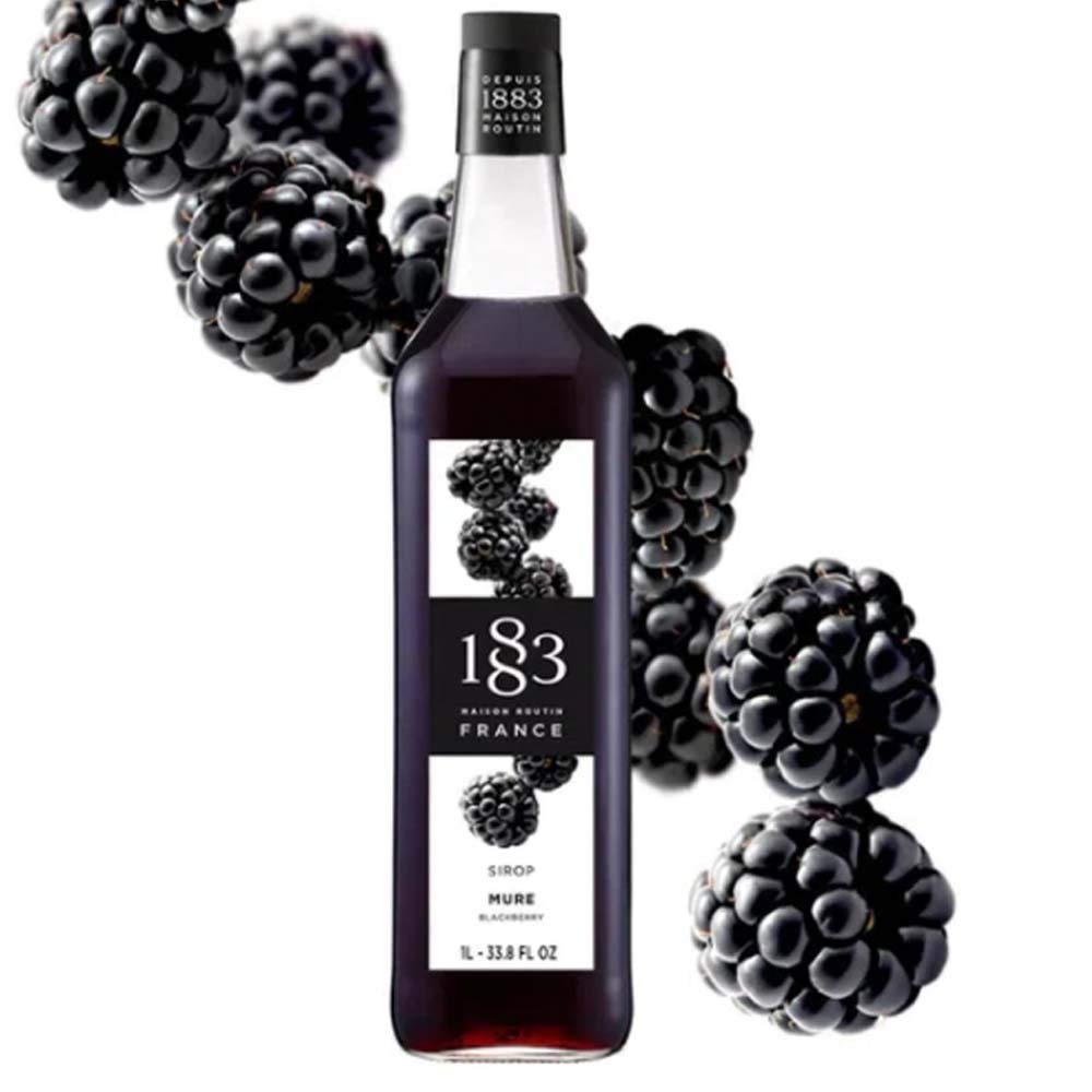 1883 MAISON ROUTIN Blackberry Syrup - 1 Liter Pet Bottle