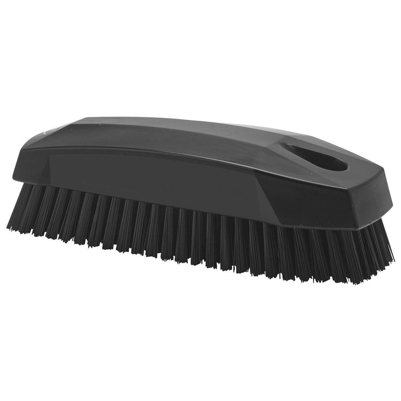 Vikan Scrub Brush - Stiff Angled Bristles for Bathroom & Grout Cleaning | Black | Model 64409 4
