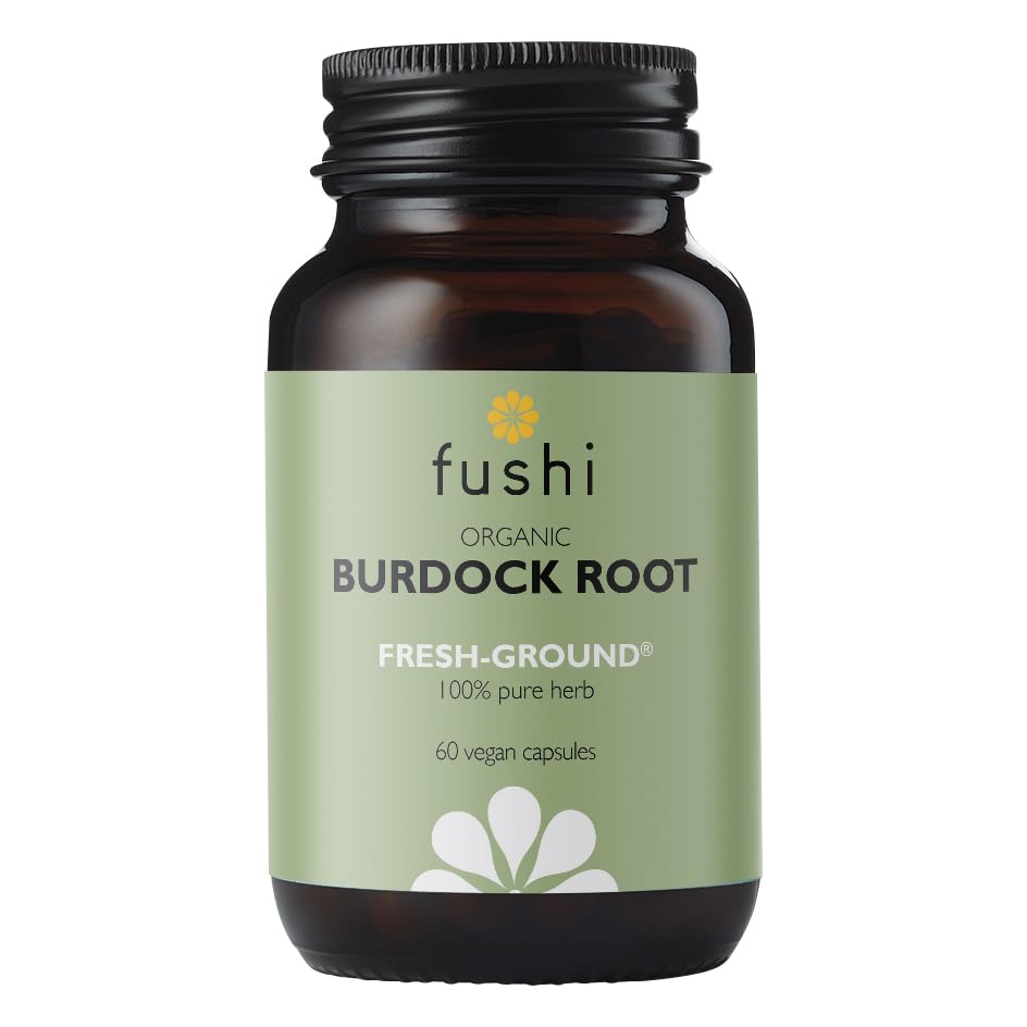 Fushi Organic Burdock Root Capsules - Fresh-Ground Whole Herb | 60 Count | Digestive Health Support 4